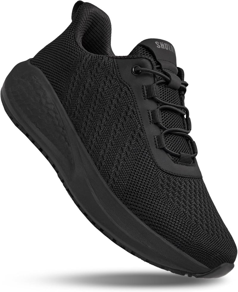 SHULOOK Non Slip Work Shoes for Men Slip Resistant Kitchen Chef Slip On Work Sneakers Restaurant Food Service Footwear Comfortable Mesh Walking Shoes - Image 1